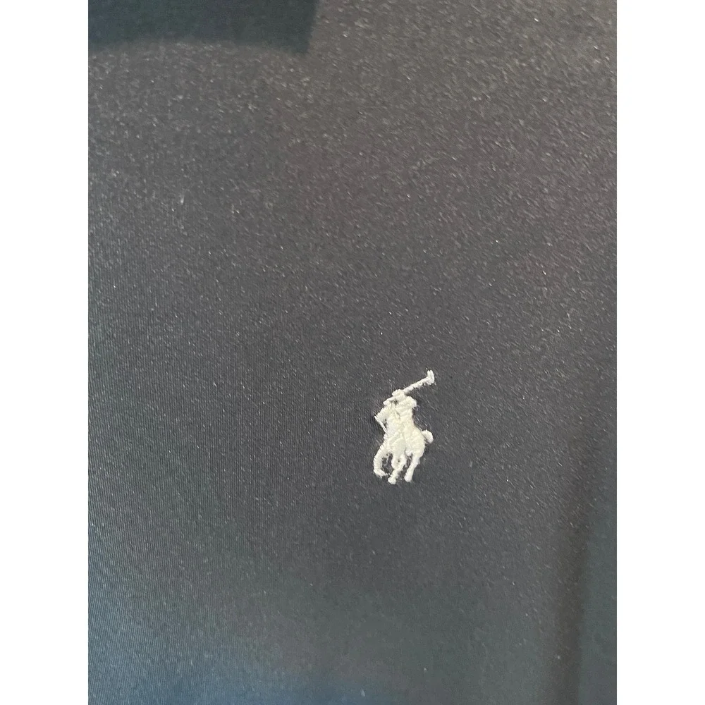 Polo Ralph Lauren XXL Performance Polo Shirt‎ Mens Black Golf Athletic